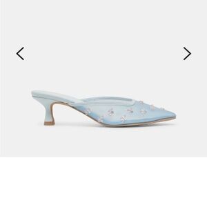 Clara Heels Ice Blue Mesh